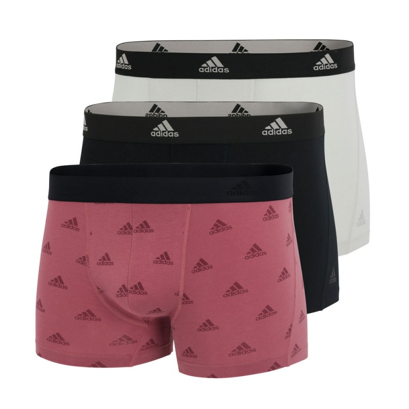 ADIDAS - Ανδρικά Boxer Hipster Συσκευασία 3 Τμχ. Active Flex Cotton