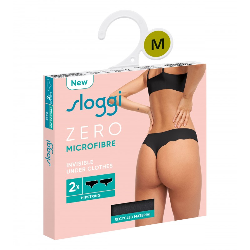 Sloggi ZERO Microfibre 2.0 H Hipstring 2Τμχ - Χωρίς Ραφές