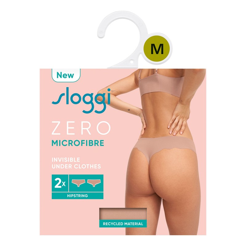 Sloggi ZERO Microfibre 2.0 H Hipstring 2Τμχ - Χωρίς Ραφές