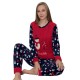 Pijamood - Γυναικεία Πυτζάμα Fleece - Xmas Collection Winter